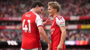 Arsenal delivered an emphatic response to Chelsea's emergence as potential Premier League title