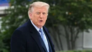 President Donald Trump announced a new $15 billion steel plant in Iowa at an Oval Office event