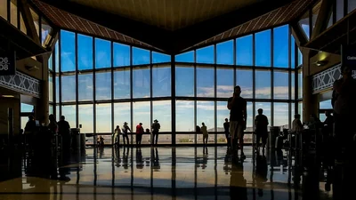 Several airports in the northeastern US faced ground stops and flight delays on Monday