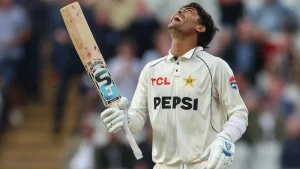 Debutant Razaullah launched a remarkable late salvo as Pakistan finally showed some fight