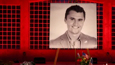 Supporters of Charlie Kirk, the founder of Turning Point USA, are commemorating the first