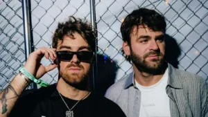 During a concert by the Electronic Dance Music duo The Chainsmokers in San Jose, California