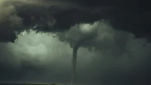 Another weather update said, “Severe Thunderstorm Warning continues: The wider industry impact