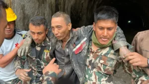 Nepali and Chinese nationals rescued alive from flood-hit areas