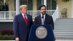 New York City Mayor Zohran Mamdani said he pressed President Donald Trump on the status
