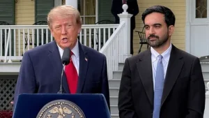 President Donald Trump surprised many on Monday by praising New York City Mayor Zohran Mamdani