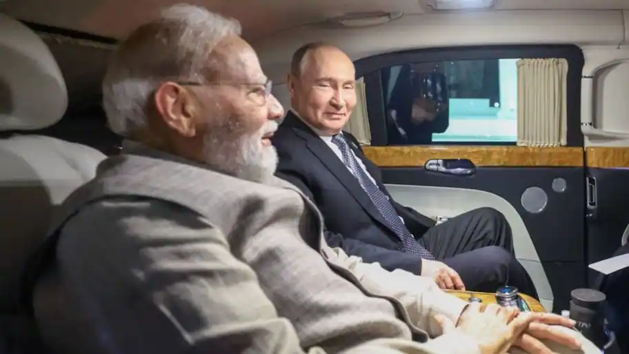 Immediately after their bilateral discussions, Prime Minister Modi and President Putin