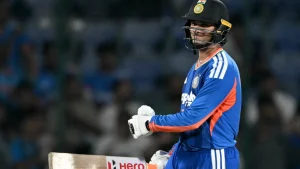 Abhishek, who scored a 30-ball century against Afghanistan in the third T20I last week, was