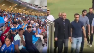 This was not the end of the humiliation for Naqvi as the fans present in the stadium shouted