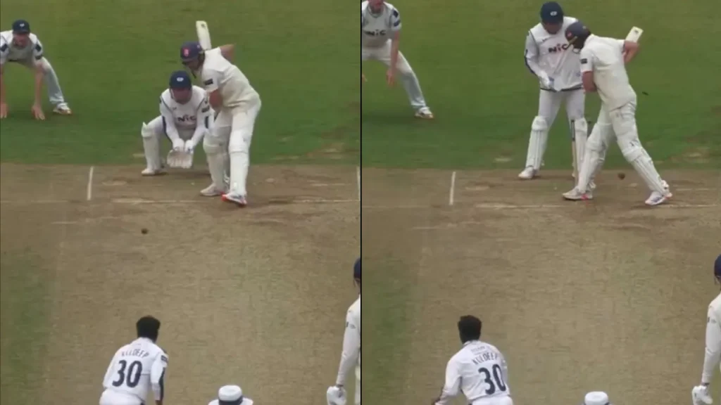 India spinner Kuldeep Yadav has been weaving his magic while playing for top English county