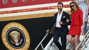 President Donald Trump 's son, Donald Trump Jr, took the stage at the RNC convention in Dallas
