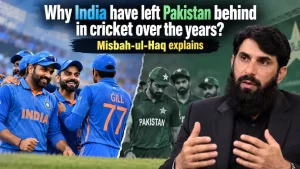 Former Pakistan captain Misbah-ul-Haq has addressed the widening gap between Indian