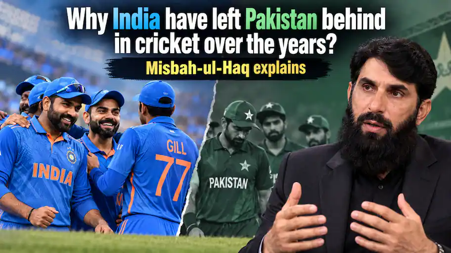Former Pakistan captain Misbah-ul-Haq has addressed the widening gap between Indian