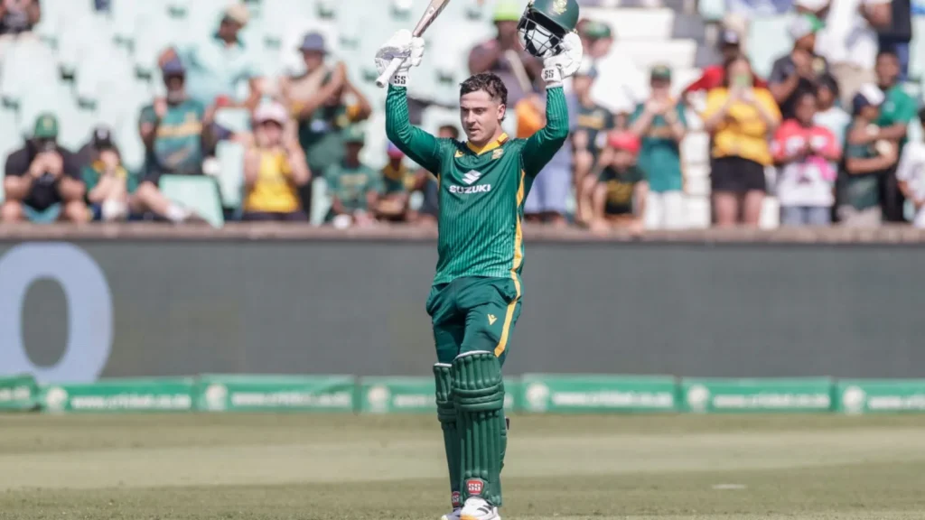 Breetzke has achieved a significant milestone by scoring eight 50-plus runs in his first 14 ODI