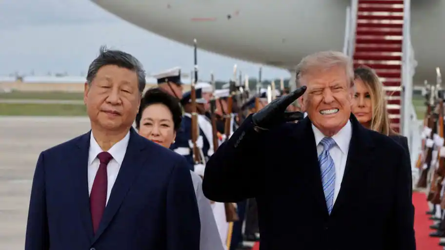 US President Donald Trump on Thursday welcomed Chinese President Xi Jinping, Madame Peng