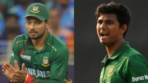 Bangladesh has announced the inclusion of Najmul Hossain Shanto and fast bowler Hasan Mahmud