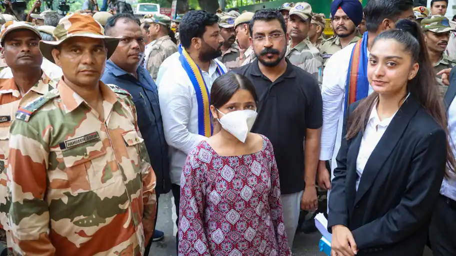 Activist Swatantra Bhardwaj, accused of assaulting the father of a student protester