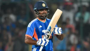 Sanju Samson achieved a significant milestone in his cricket career by surpassing 9,000 runs
