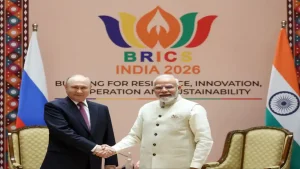 A day before the BRICS Summit begins, Prime Minister Narendra Modi met Russian President