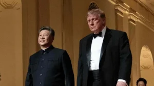 US President Donald Trump and China’s President Xi Jinping wrapped up the first day