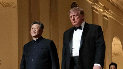 US President Donald Trump and China’s President Xi Jinping wrapped up the first day
