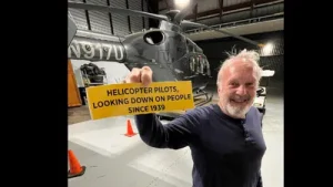 With extensive experience in helicopter operations, Marciniw has served both as a pilot