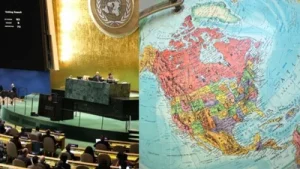 This new representation enhances the visibility of Africa while diminishing the perceived size