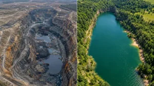 It’s Lake As Pontes, a former coal mine in Galicia that is now one: The wider industry impact