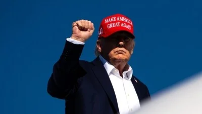 President Donald Trump shared a map on Truth Social, depicting an expanded United States