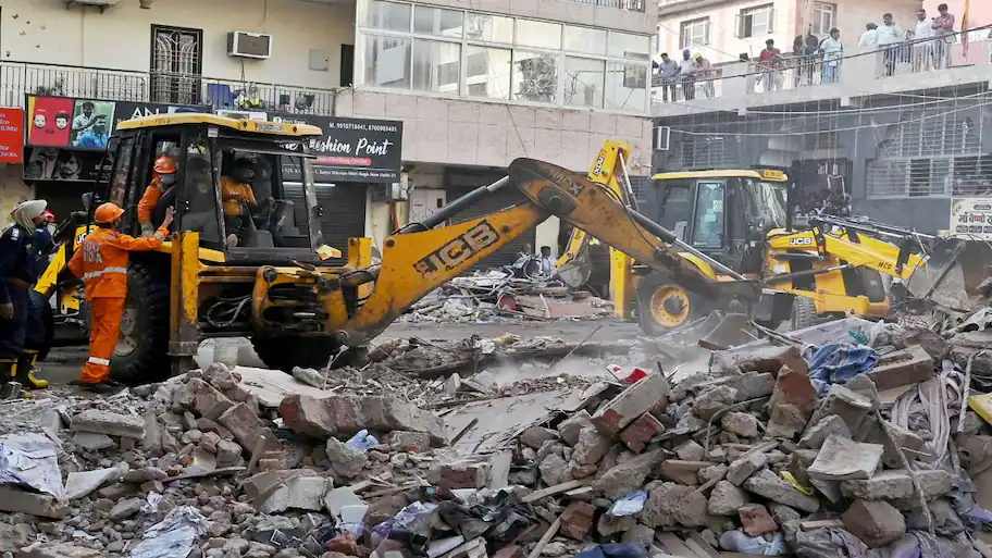 A 27-hour rescue operation at Delhi’s Satya Niketan area ended after all those trapped under