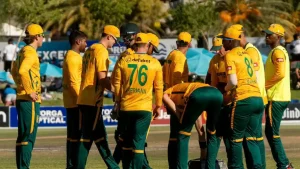 South Africa secured the T20I tri-series title by defeating Zimbabwe by 48 runs in the final