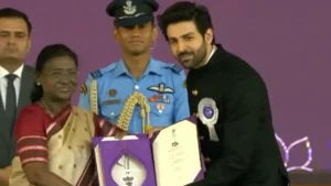 Mumbai: Bollywood actor Kartik Aaryan has expressed his gratitude to the President of India