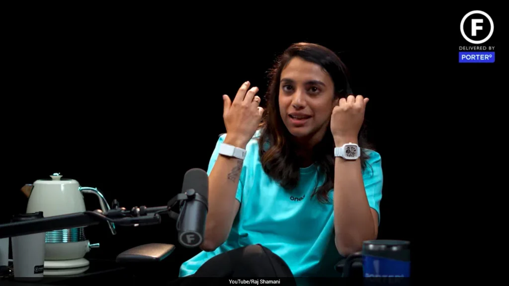During a podcast, Mandhana was asked about the 'hardest night' she had to endure in her life