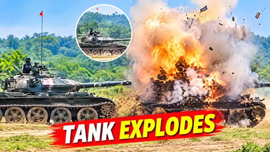 Two dead, officer airlifted to Dhaka in critical condition | VIDEO — Made-in-China tank explodes