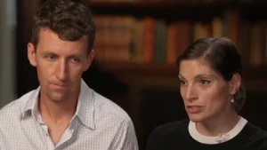 Danis recounted the moment she noticed photos of the children on Patrick's phone, leading