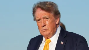US President Donald Trump has warned that America could hit Iran's heavily fortified