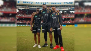 Trinidad and Tobago's most celebrated cricketers -- Dwayne Bravo, Kieron Pollard and Sunil