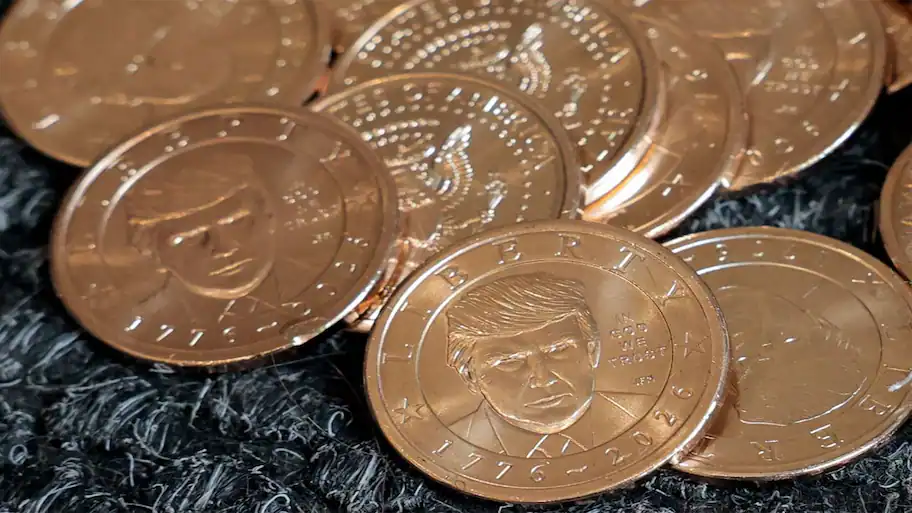 Washington: US President Donald Trump’s confronts has made its way onto a new $1 coin