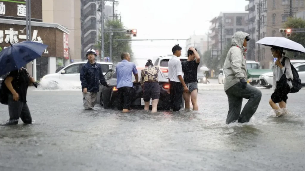 Athletes who've arrived early for the Asian Games were unharmed by extensive flooding that hit
