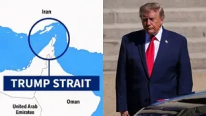 US President Donald Trump on Saturday shared an image of a map depicting the strategic