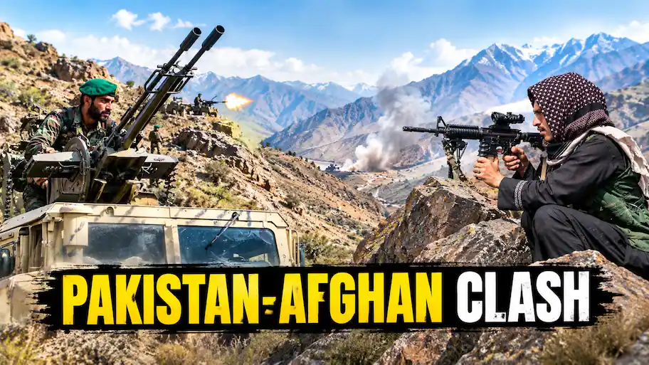 Heavy cross-border gunfire broke out in Balochistan's Gulistan sector and Kandahar's Spin