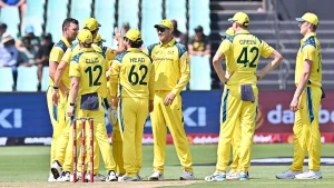 Australian all-rounder Jack Edwards made his ODI debut as captain Mitchell Marsh won the toss