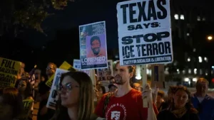 Immigration and Customs Enforcement (ICE), has returned to the hospital after being taken
