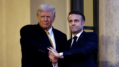 French President Emmanuel Macron announced on Monday that he held "very constructive"