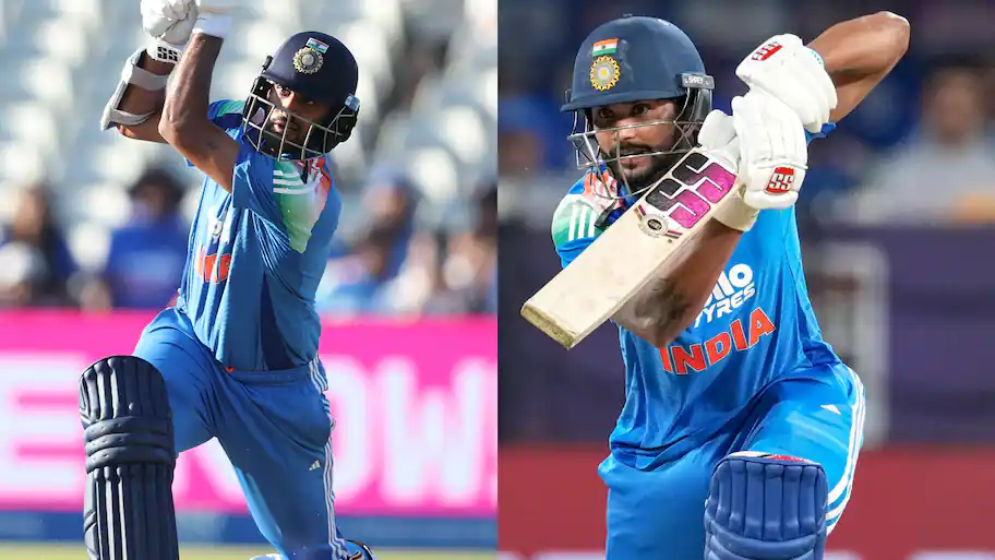 Off-spin bowling all-rounder Washington Sundar and seam-bowling all-rounder Nitish Kumar Reddy