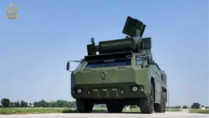 As per a report by Bloomberg , a six-wheeled military vehicle with a large rectangular radar