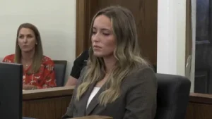 Alleigha Botner, Caleb Flynn 's mistress, took the stand in the Ashley Flynn murder trial