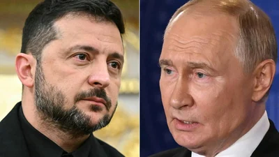 Ukrainian President Volodymyr Zelensky expressed his willingness to meet with Russian President