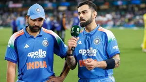 Before that, Rohit spoke about his and Kohli's on-field discussions