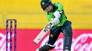 Pakistan, on the other hand, won by three wickets after being a set a target of 92 by Thailand